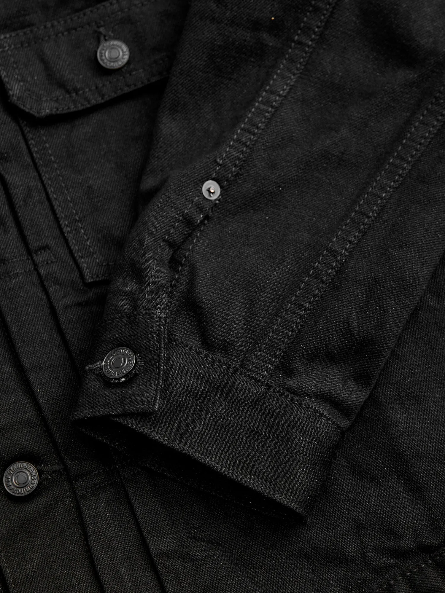 15.7oz Double Black Selvedge Denim Type-2 Jacket