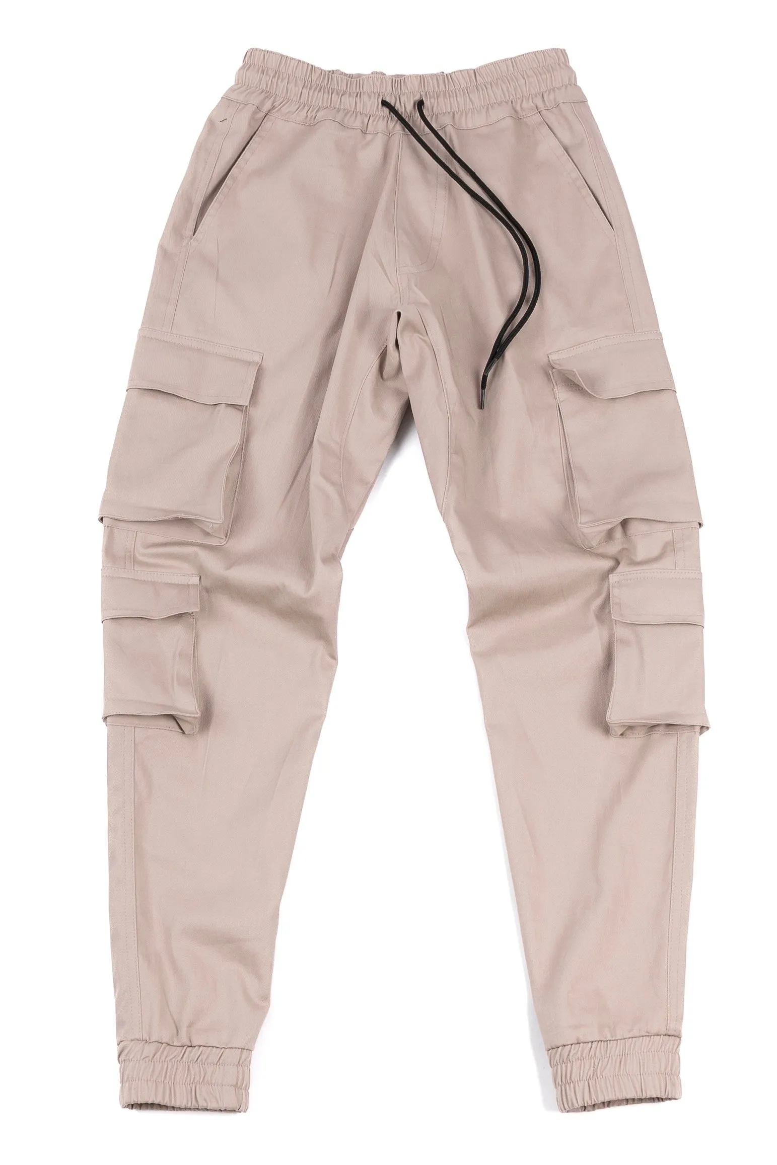 6 POCKETS CARGO PANTS - STONE