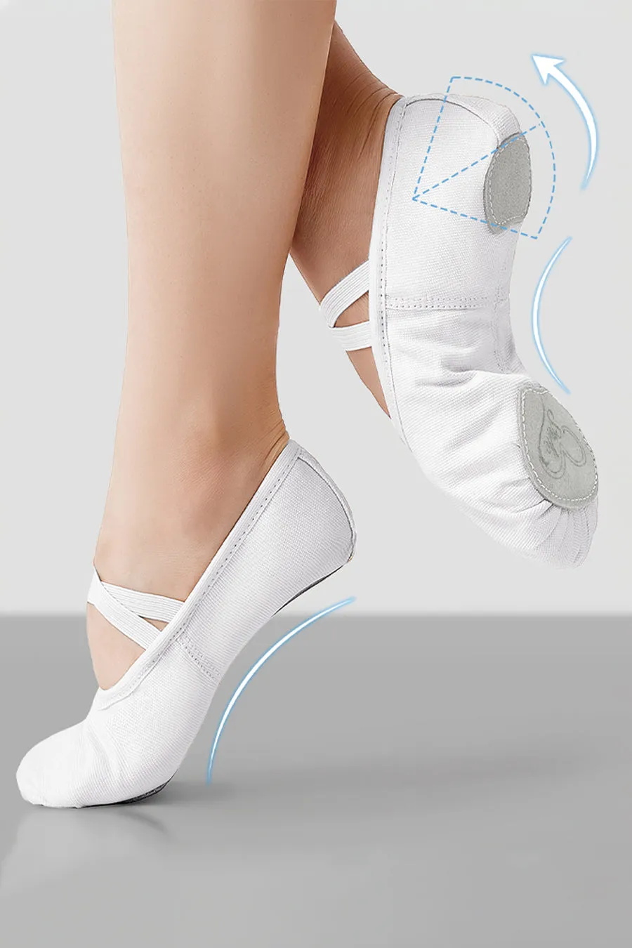 Adult Stretch Canvas Ballet Shoes