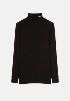 AMBUSH Fitted Turtleneck Longsleeve Blanc De Blanc - Black