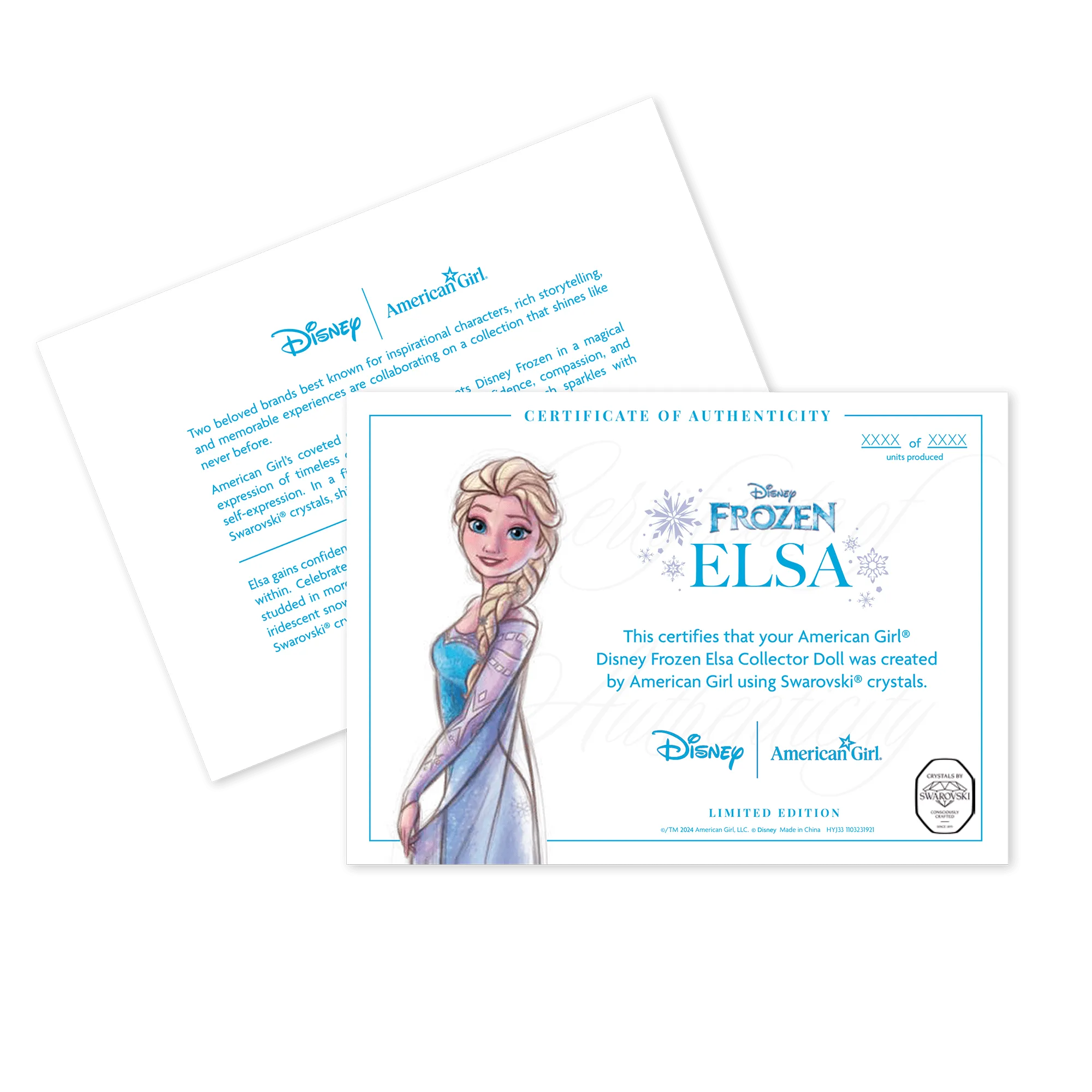 American Girl® Disney Frozen Elsa Collector Doll