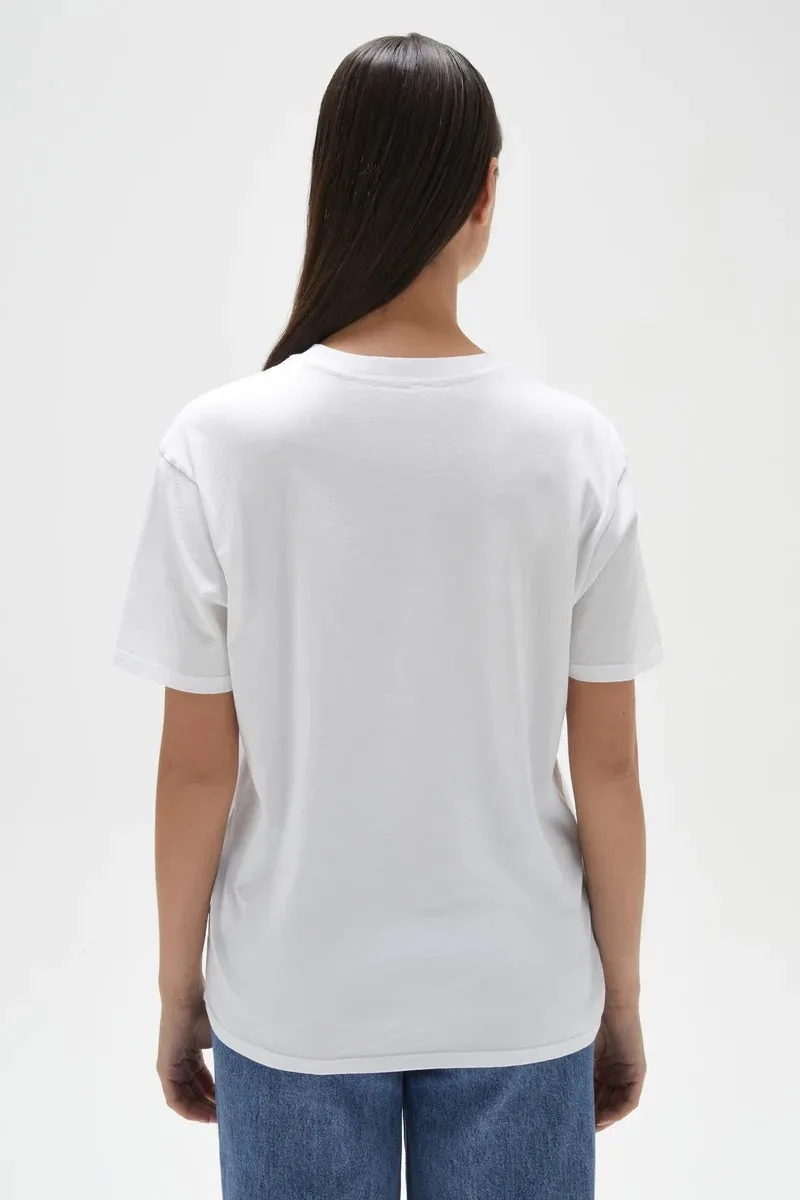 Assembly Label - Everyday Organic Logo Tee - White/Black