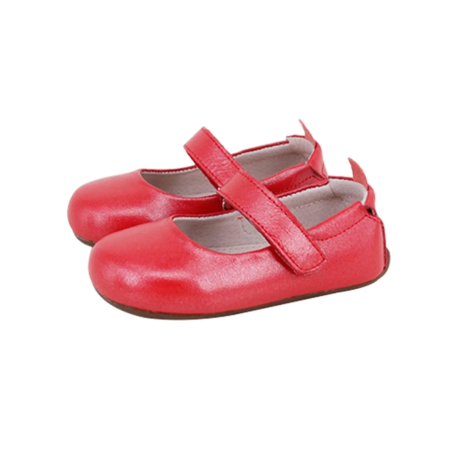 Bella Pre/First Walker Mary Jane Shoes Pearl Red