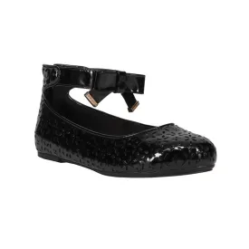 Big Girls Kenyah Garcia Signature Logo Charm Ballet Flats