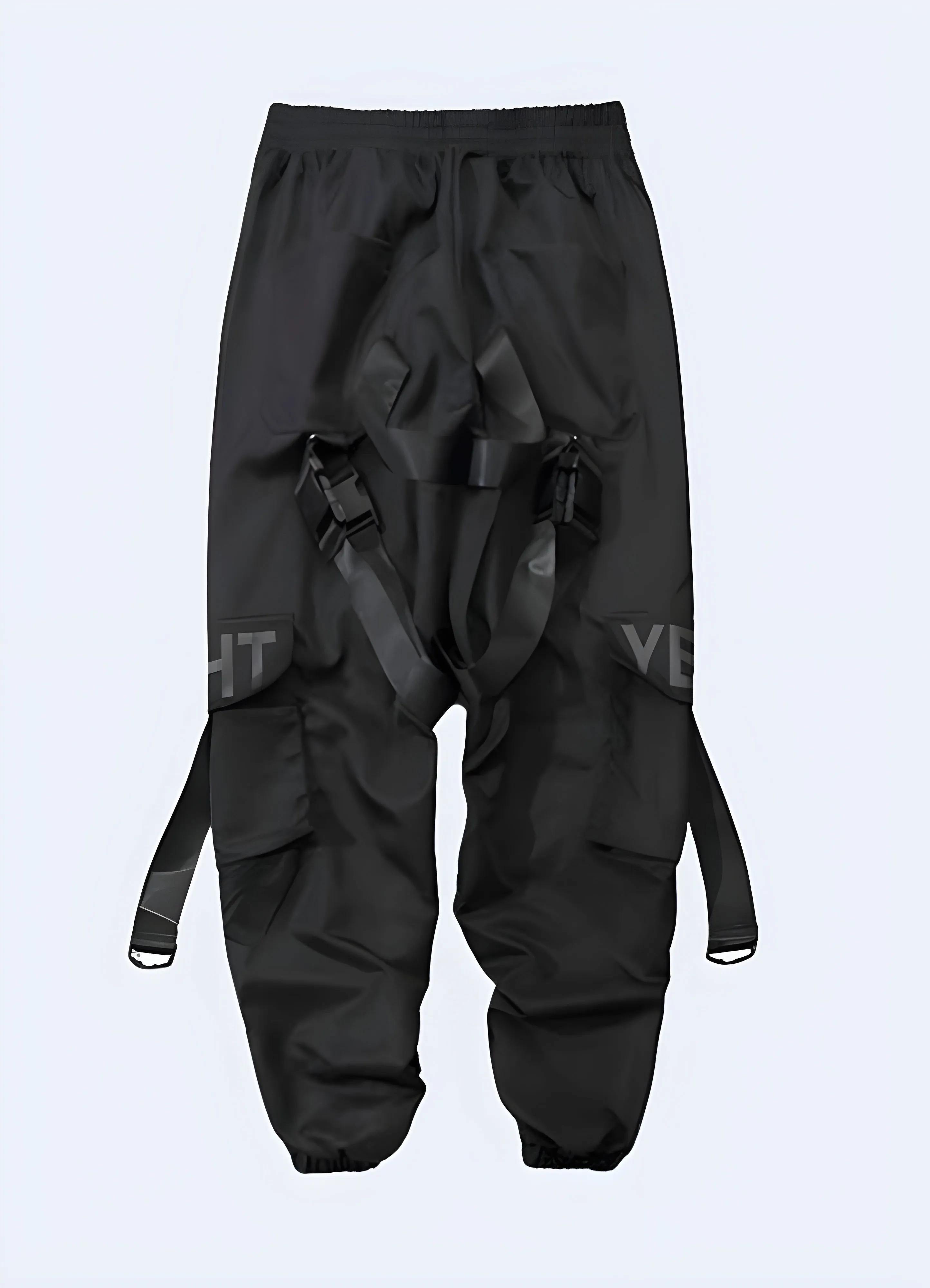 Black Jogger Cargo Pants