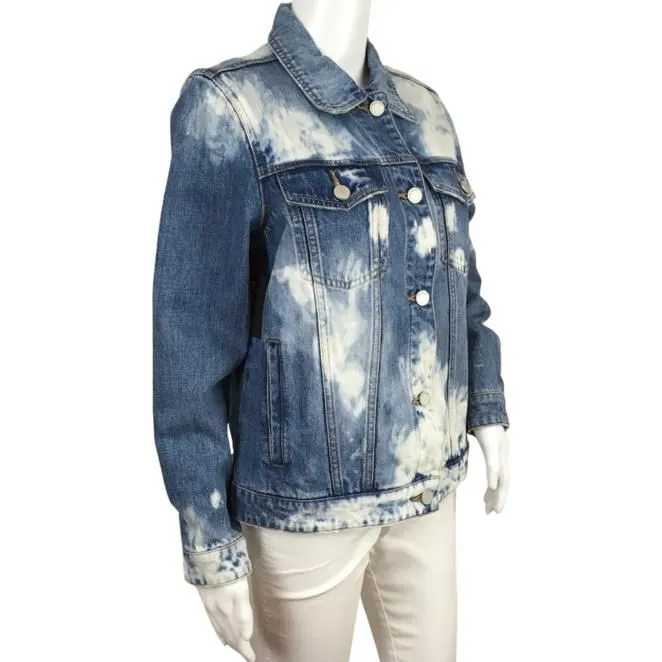 BLANKNYC Women’s Jacket Jeans Faded Effect Blue Color Sz S