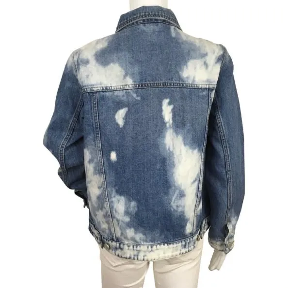 BLANKNYC Women’s Jacket Jeans Faded Effect Blue Color Sz S