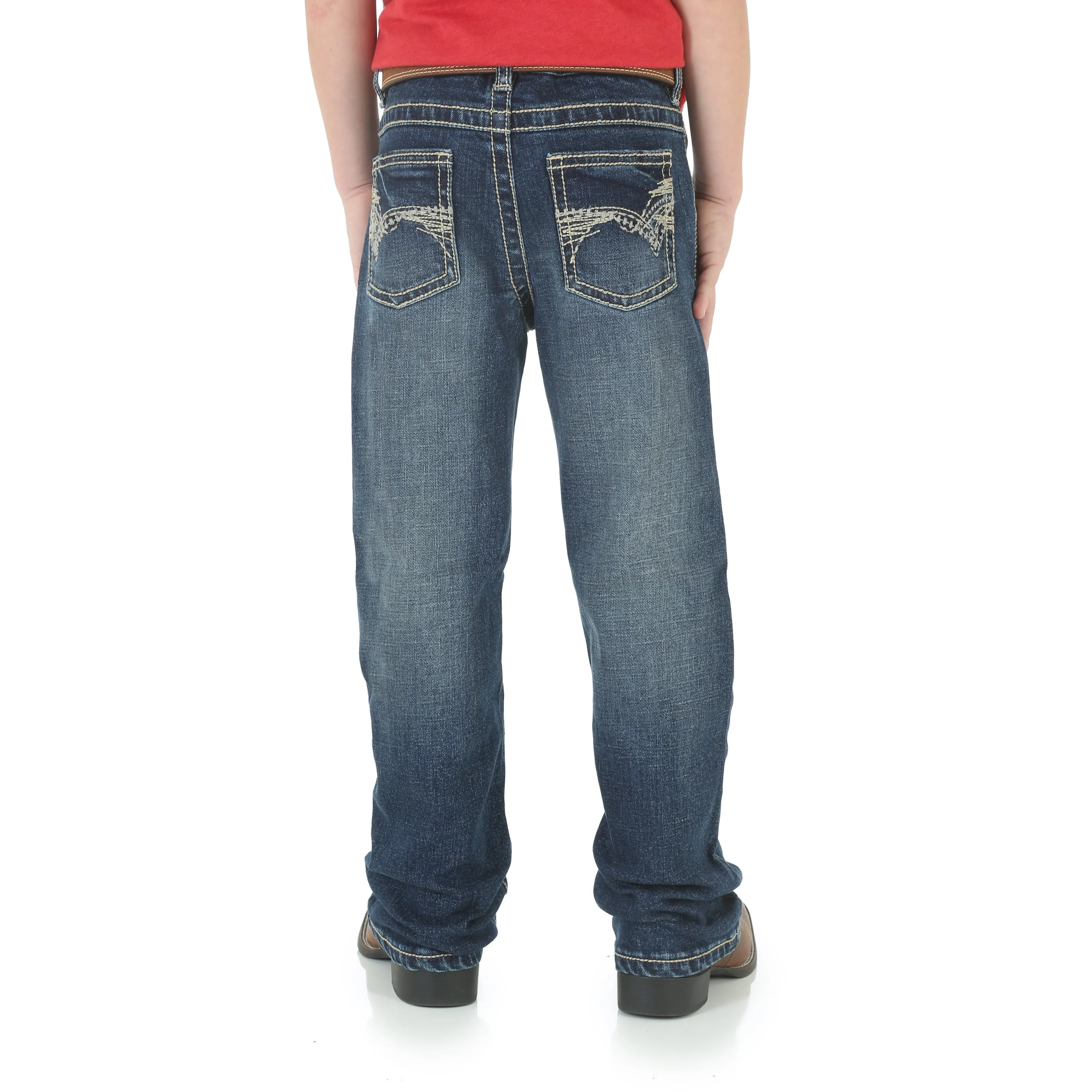 BOY'S WRANGLER® 20X® VINTAGE BOOTCUT (42JWXMD) SLIM FIT JEANS (sizes 4-7)