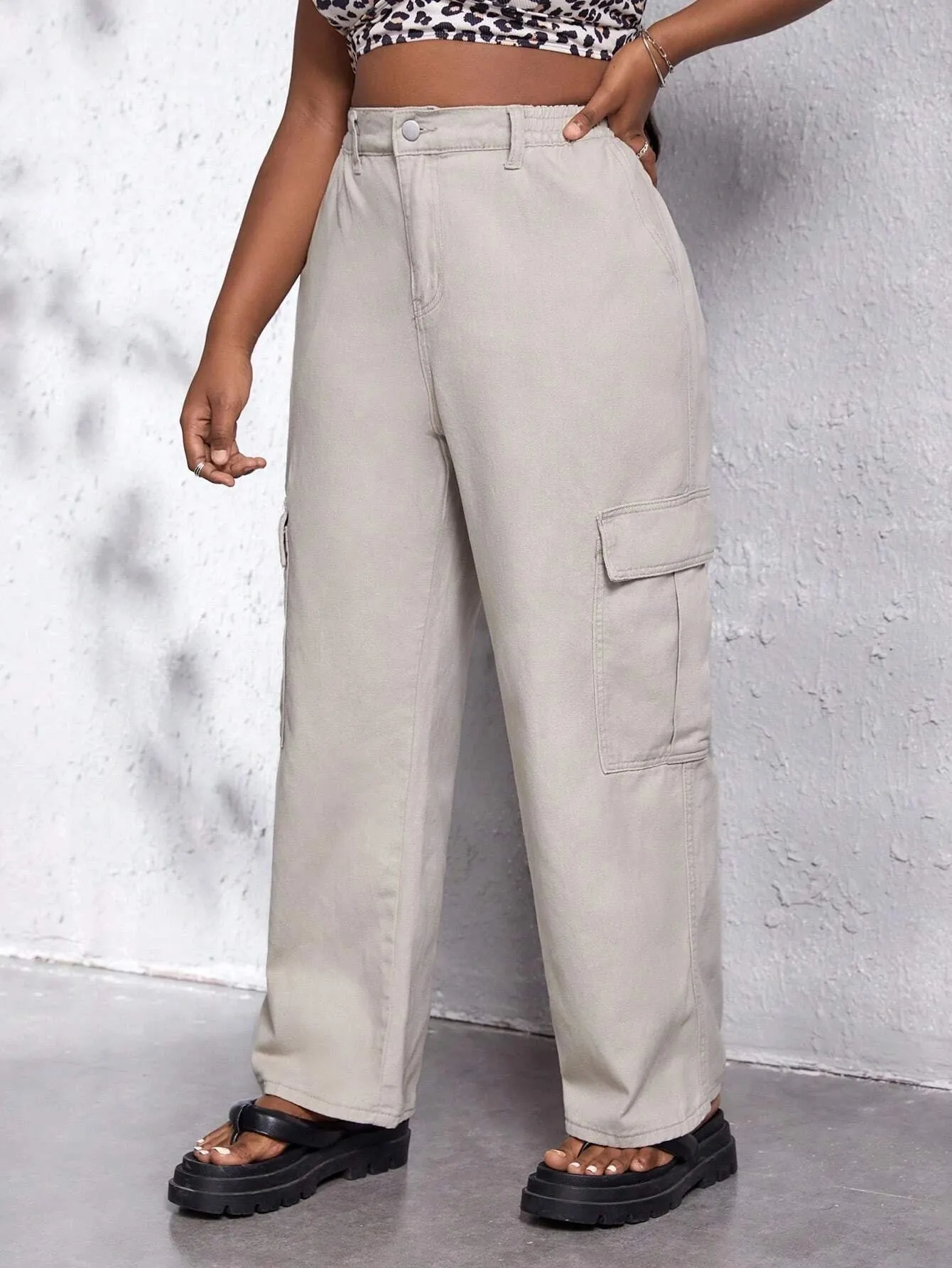 Cargo Flap Side Pocket Pants