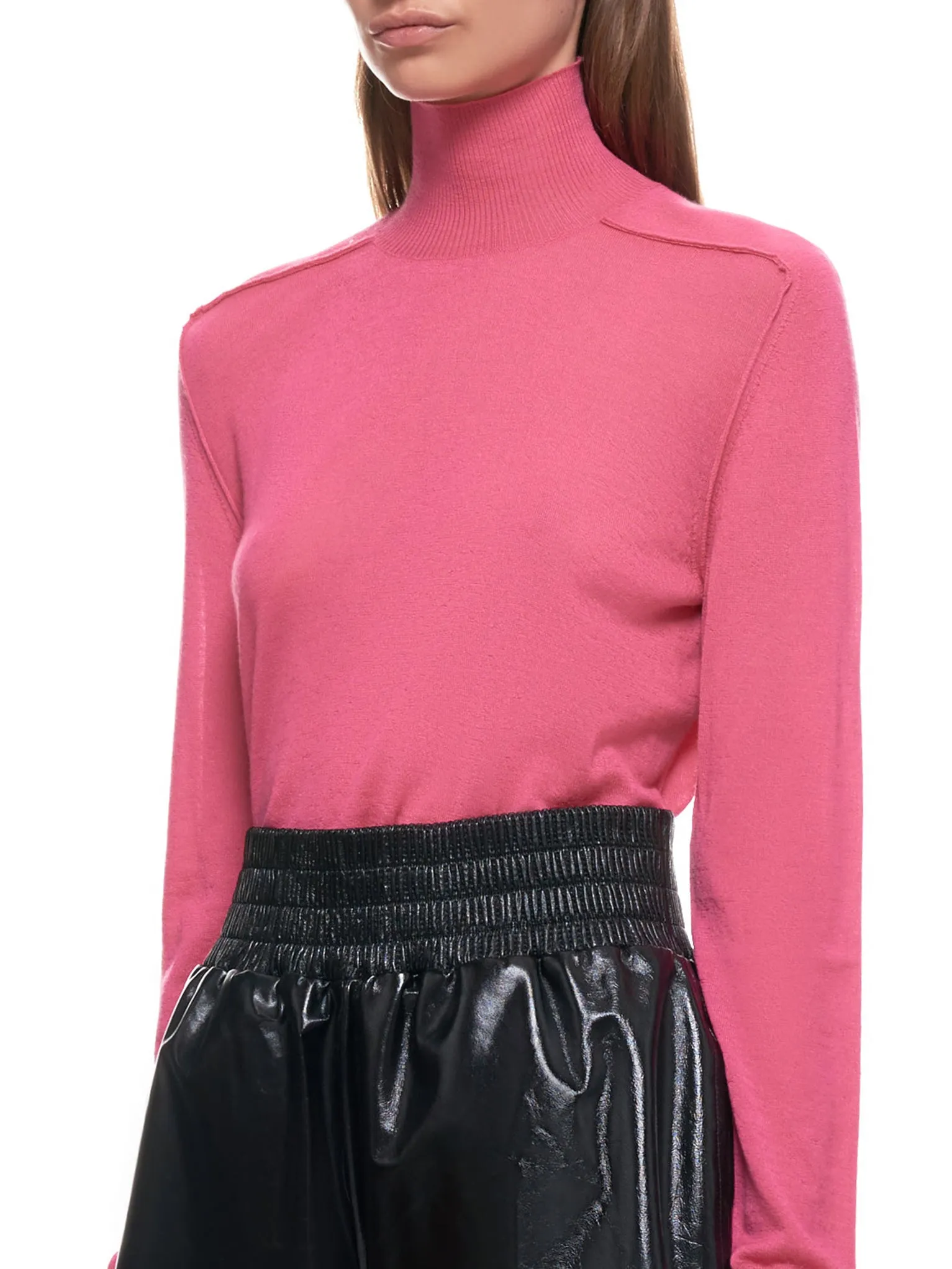 Cashmere Turtleneck Sweater (631292VKW30-5660-CANDY-FLOSS)