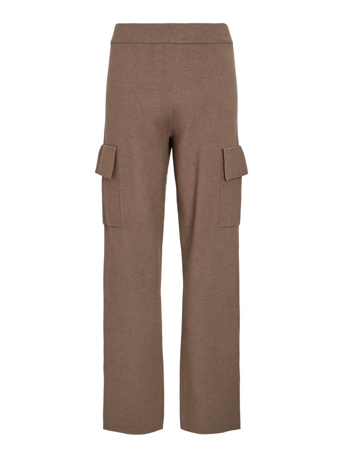 Cassie Cargo Knit Pants (Dark Natural Melange)