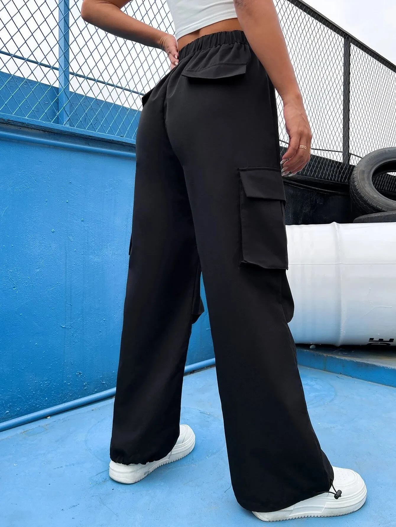 Casual Plain Cargo Pant