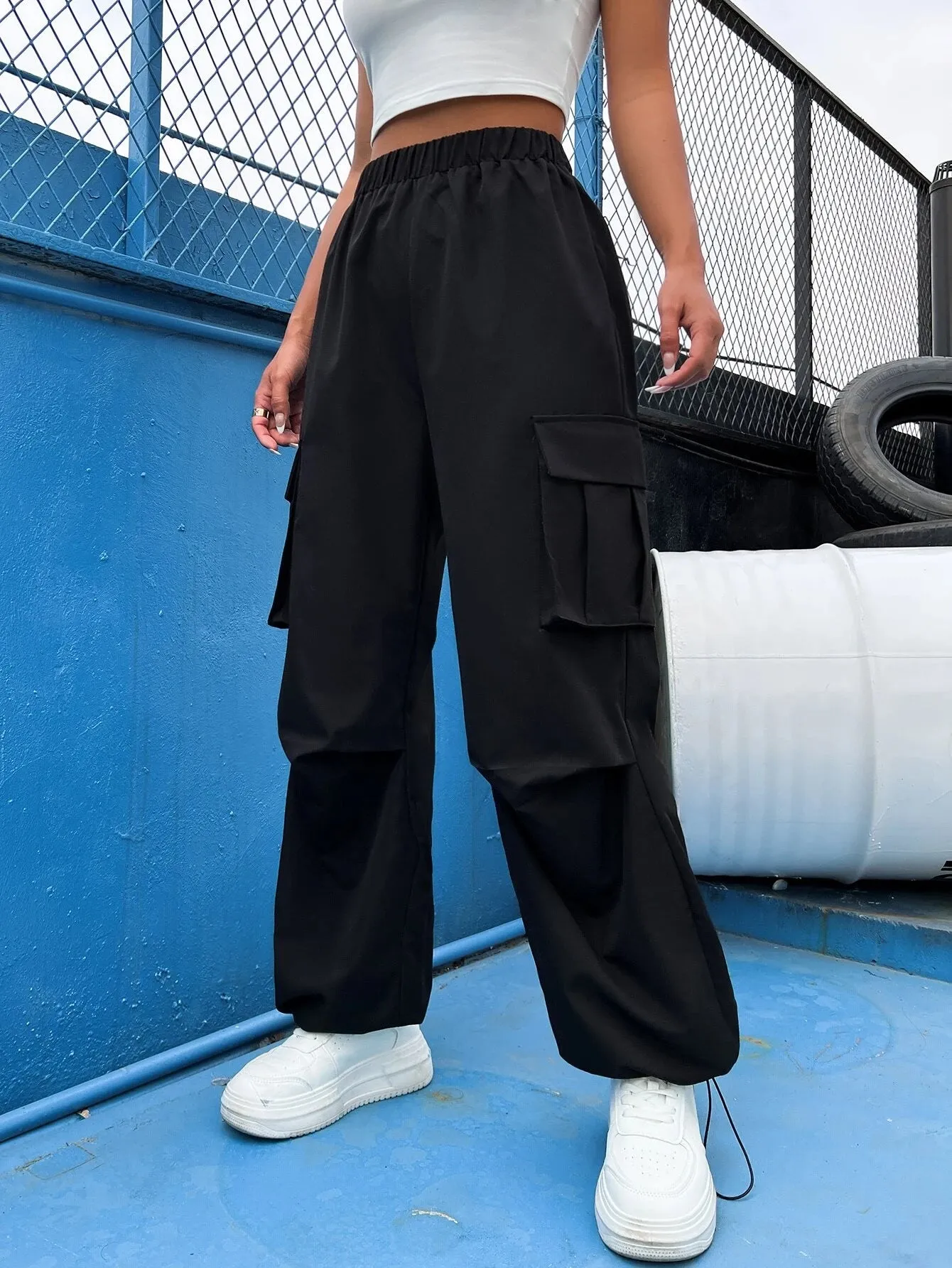 Casual Plain Cargo Pant