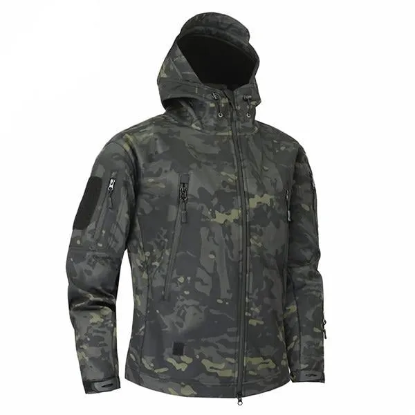 Clothing Autumn Men's Military Camouflage Fleece Jacket Army Tactical Clothing  Multicam Male Camouflage Windbreakers