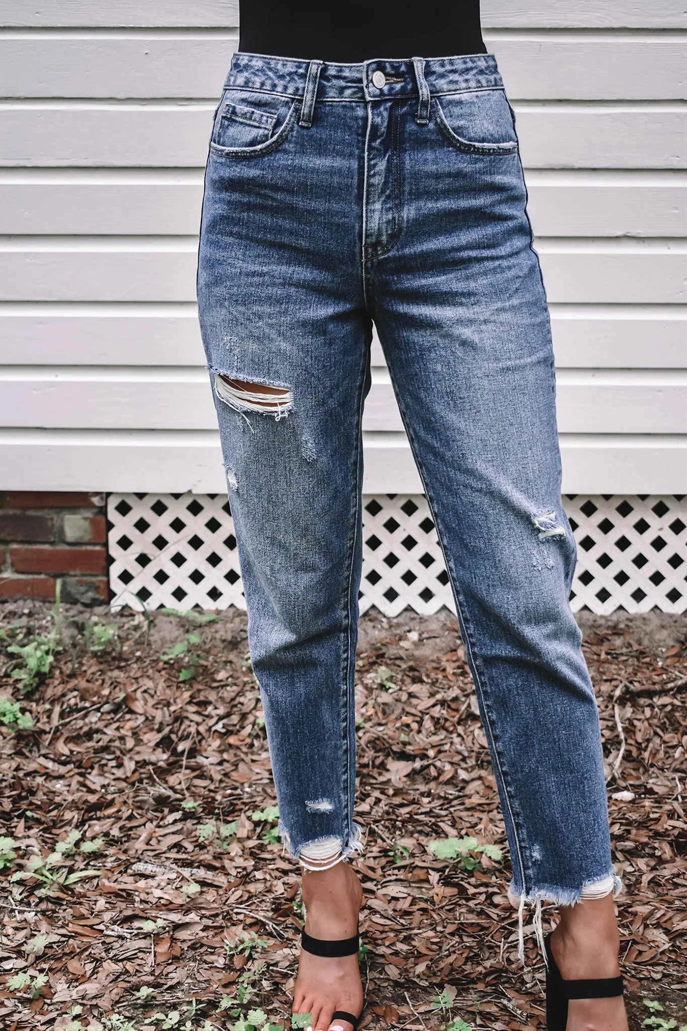 Darby Distressed Boyfriend Jean