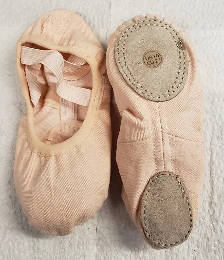 Delilah Jr. -- Children's Stretch Canvas Split Sole Ballet -- Pink