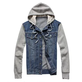 Denim Hooded Jeans Jackets