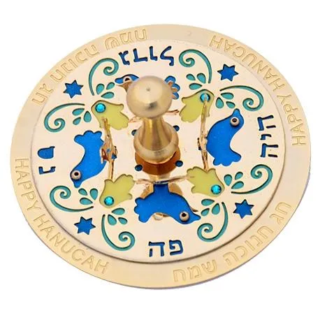 Dreidel - Swarovski & Colorful Metals