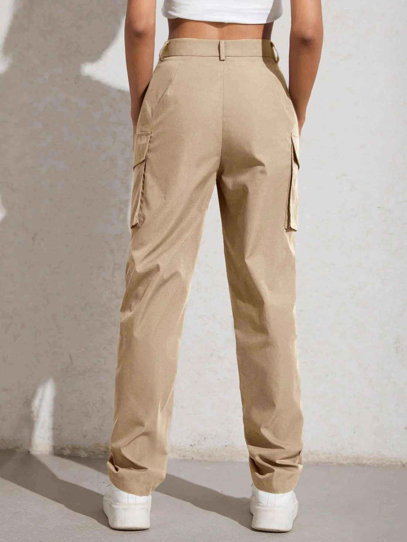 Flap Pocket Zip Cargo Pant