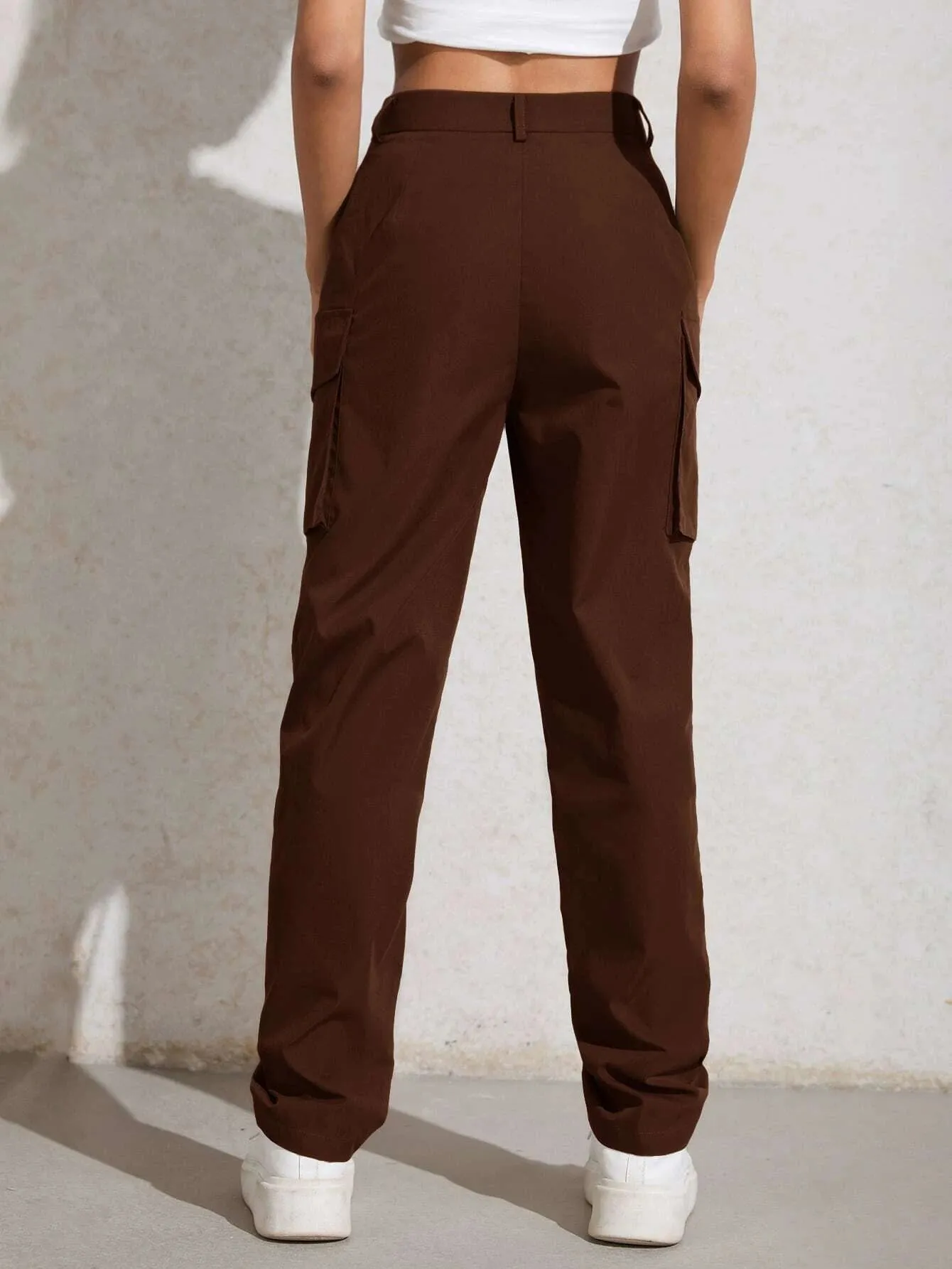 Flap Pocket Zip Cargo Pant