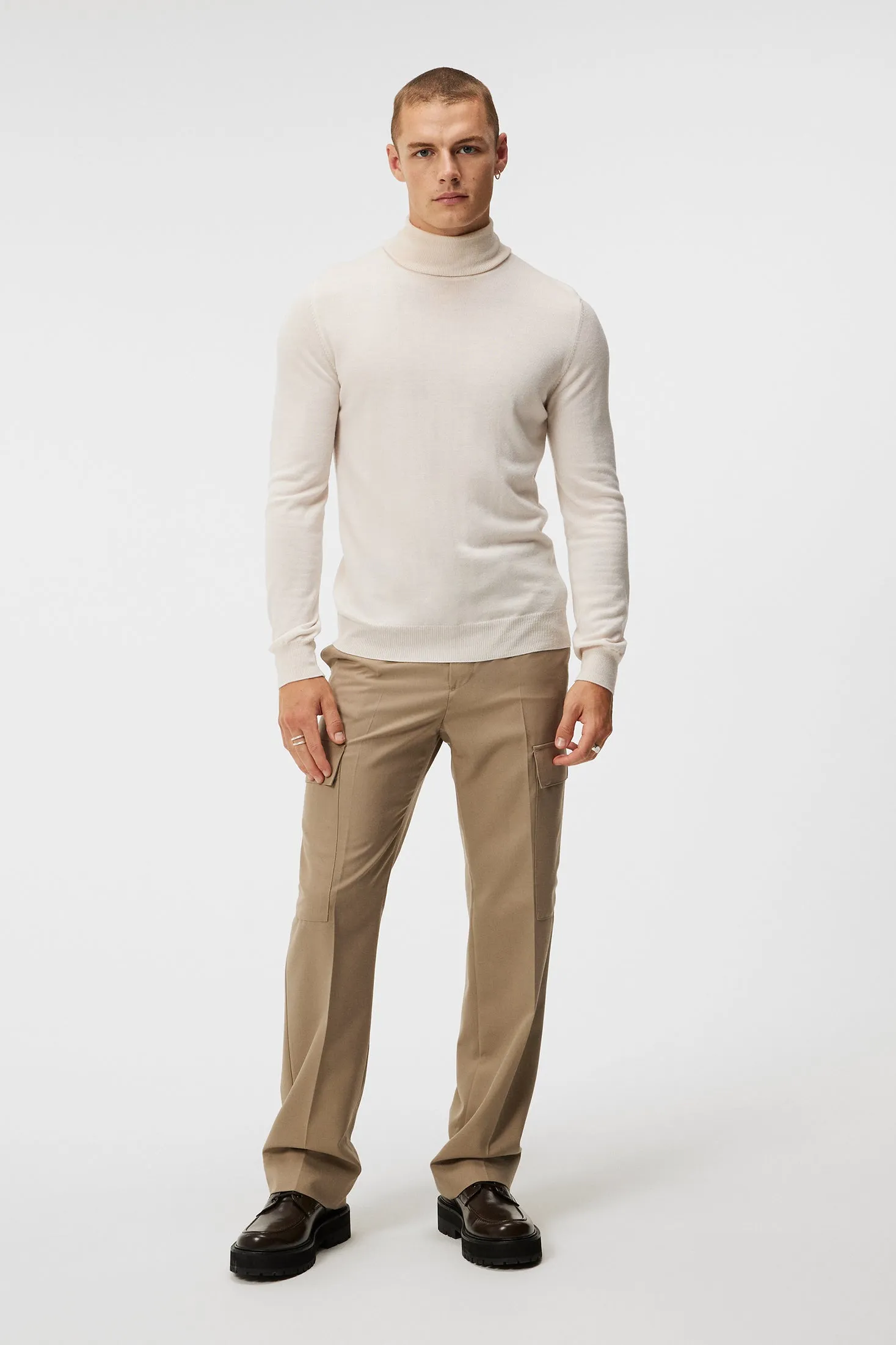 Haij Wool Cargo Pants / Butternut