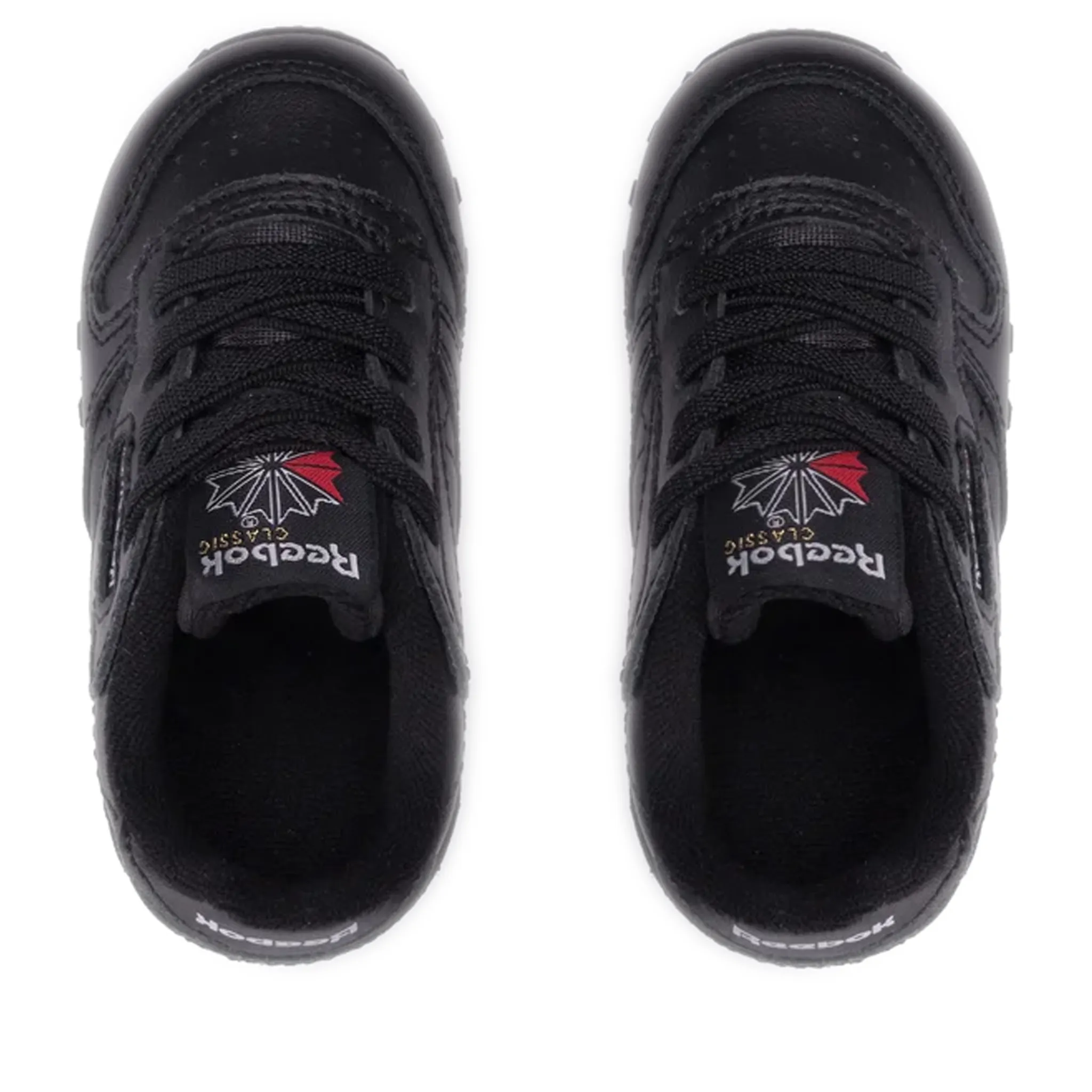 Infants Reebok Classic Leather Shoes - Core Black / Core Black / Core Black