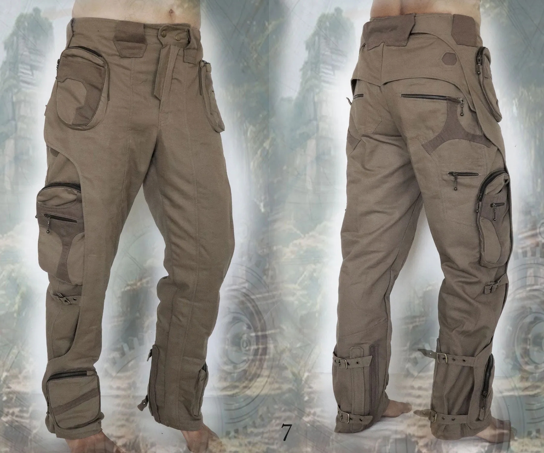 Inventor Pants ~ futuristic apocalyptic cyber tech wear