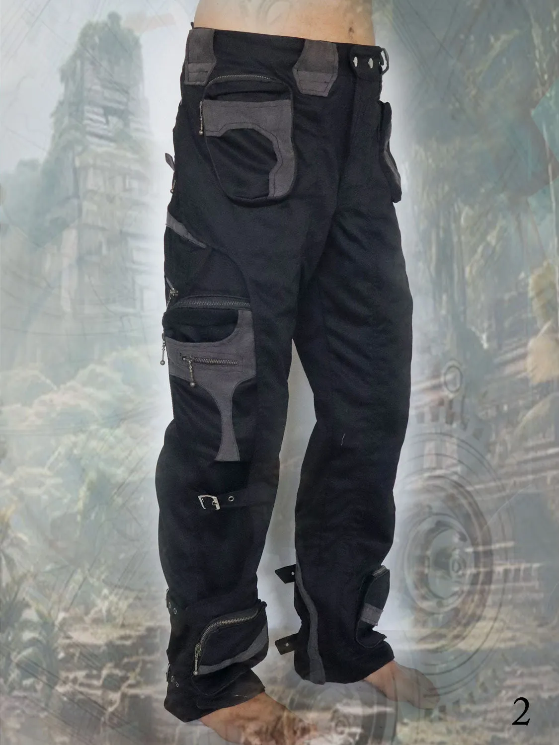 Inventor Pants ~ futuristic apocalyptic cyber tech wear