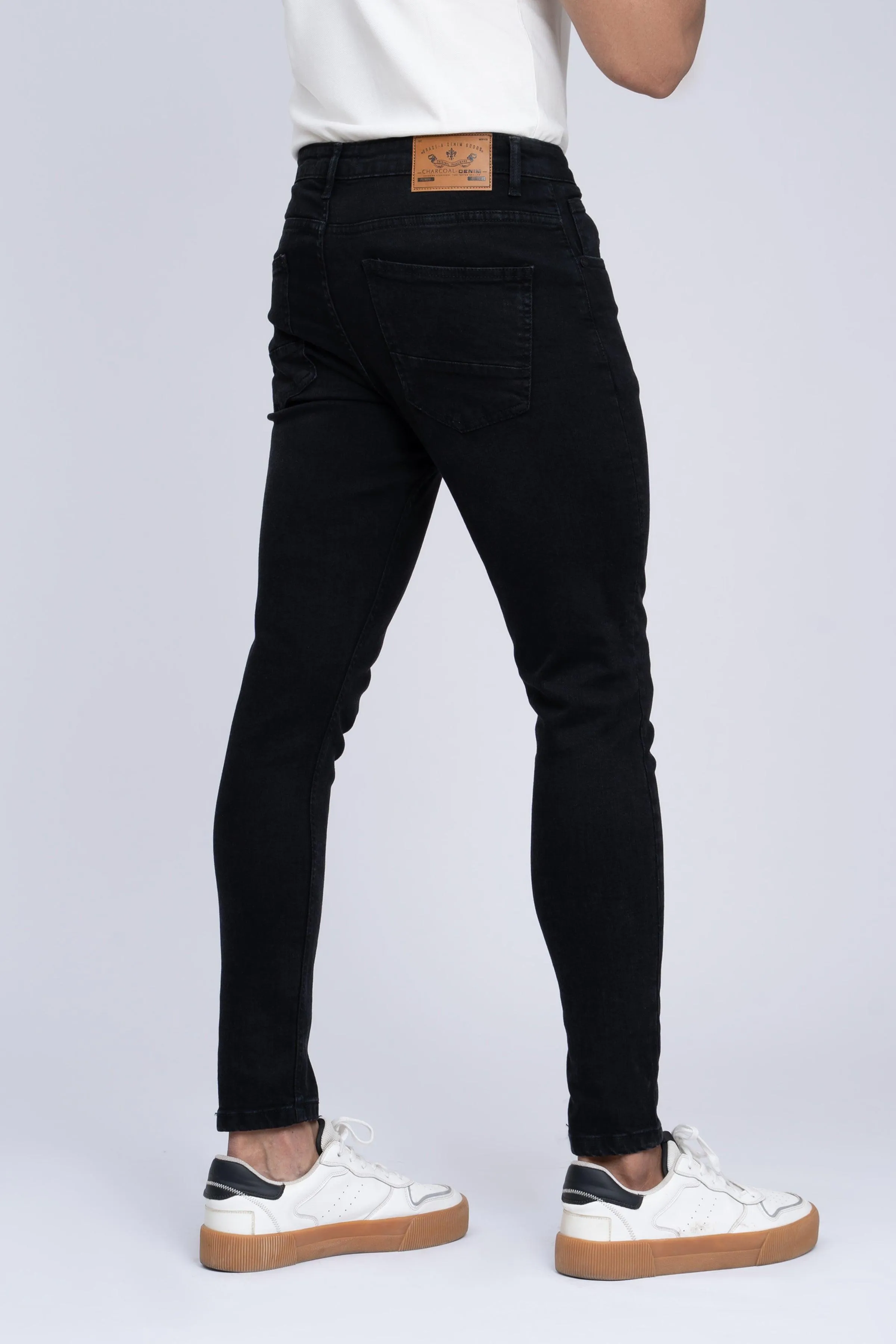 JEAN SLIM LEG BLACK