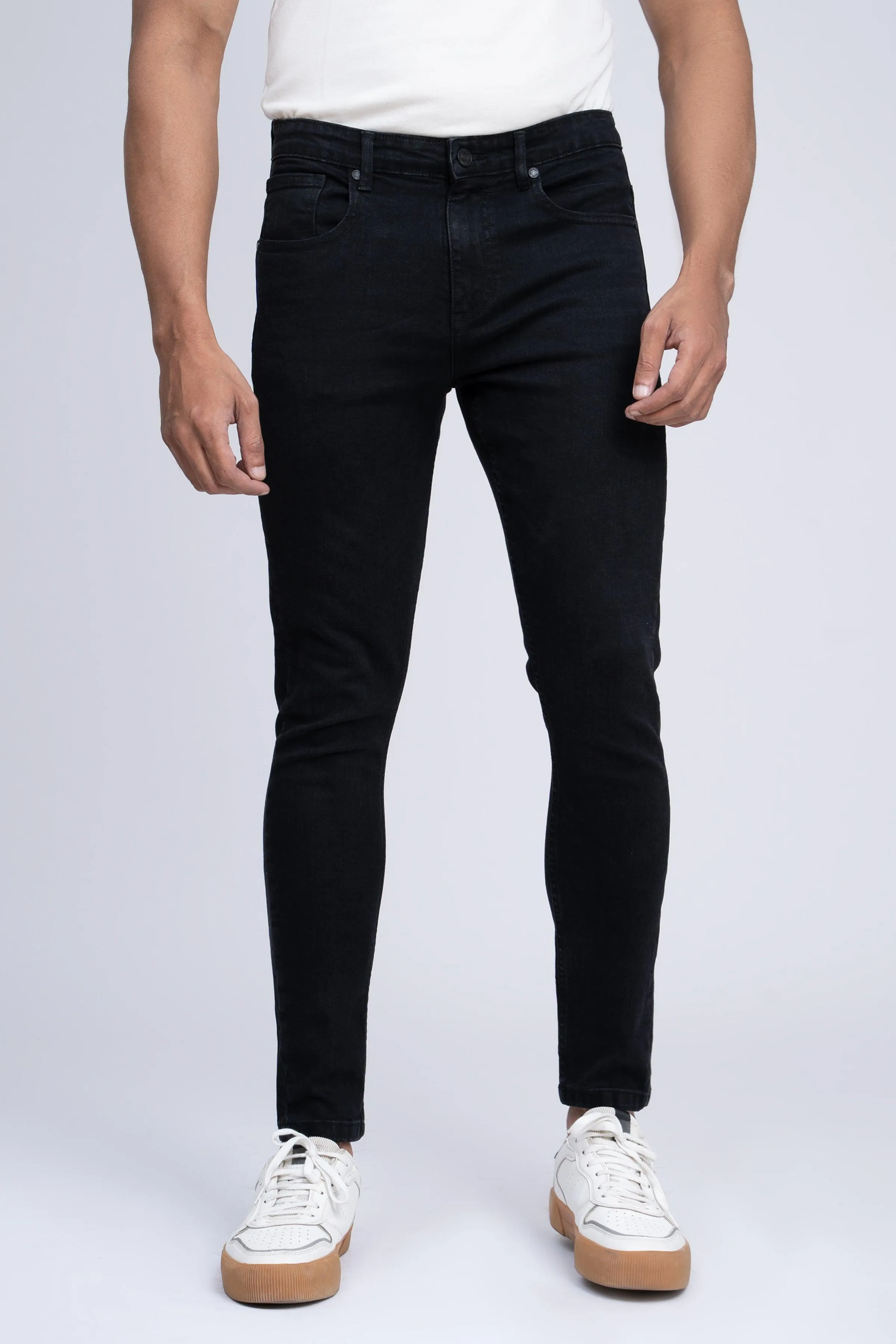 JEAN SLIM LEG BLACK