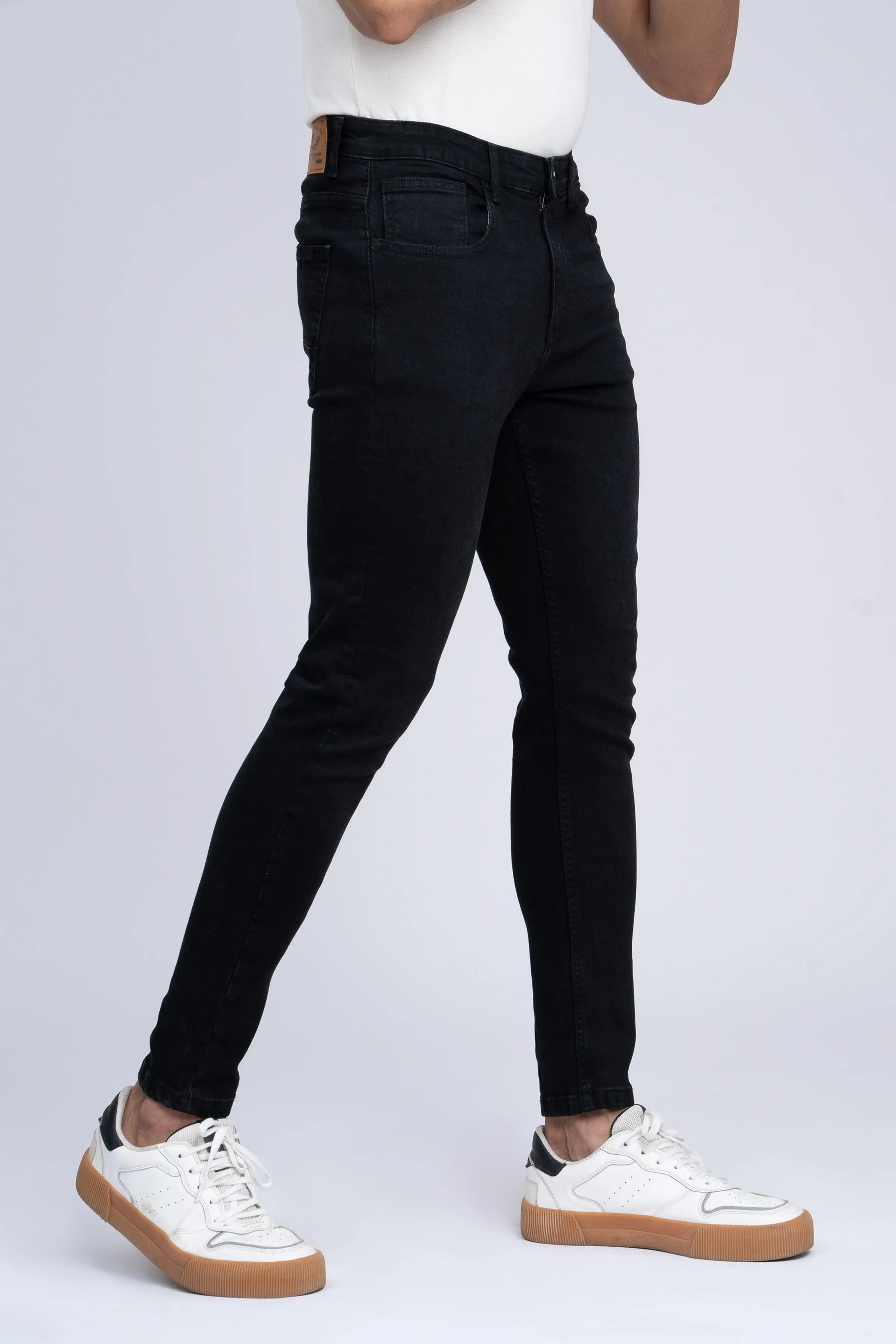 JEAN SLIM LEG BLACK