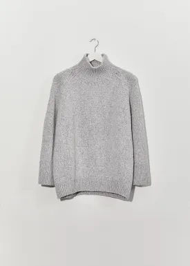 Jil Cashmere Sweater — Grey Melange