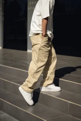 Julio - Retro Distressed Carpenter Cargo Pants