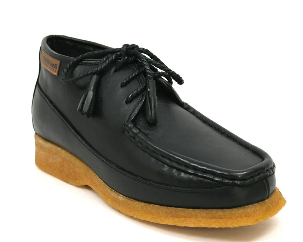 Knicks Lace Up Shoes with Crepe Bottom Sole Genuine Leather