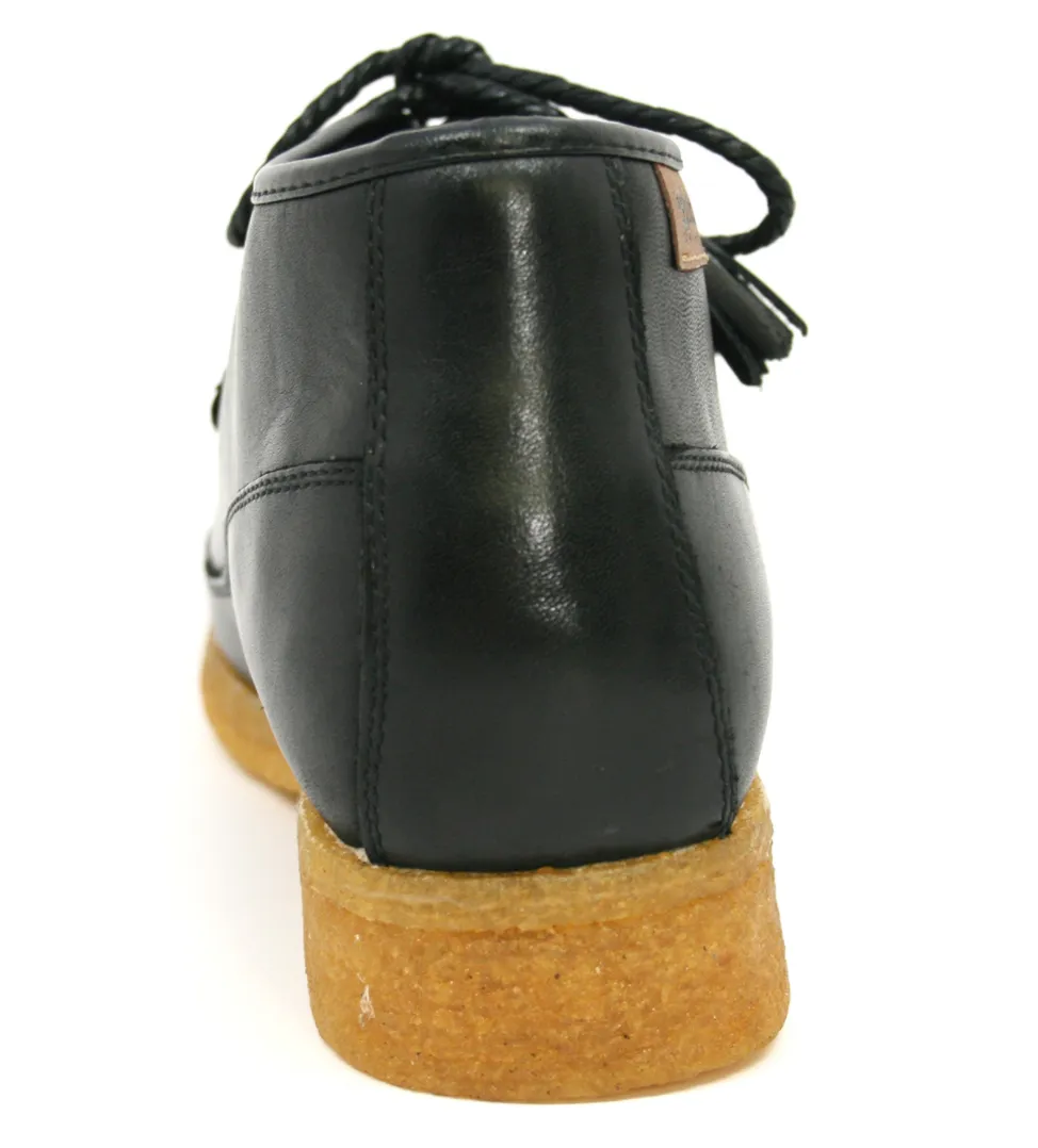 Knicks Lace Up Shoes with Crepe Bottom Sole Genuine Leather