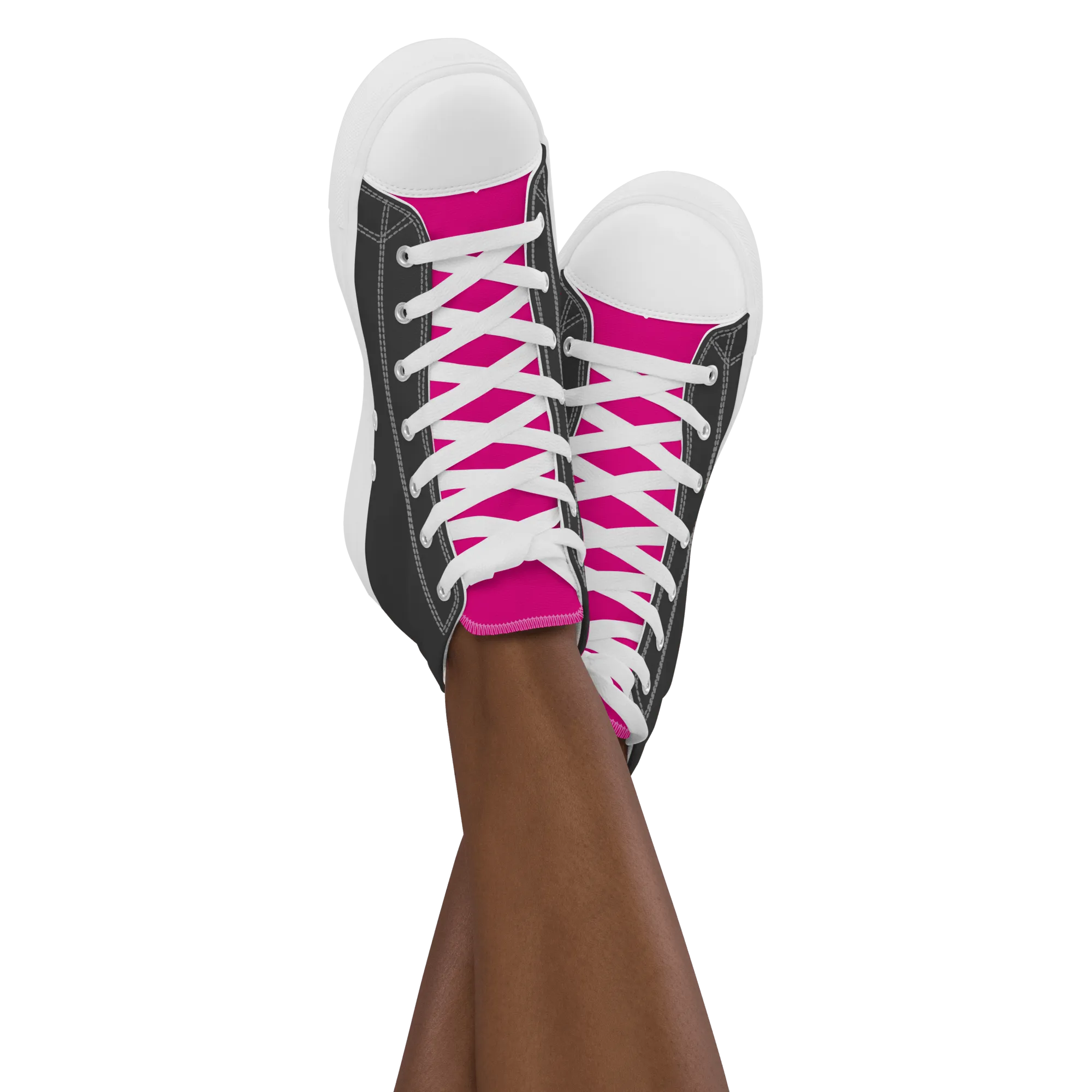 Ladies 'Pink Tongue' High Tops