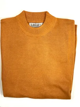 Lavane' 501M L/S Slim Fit Mock Neck Timber