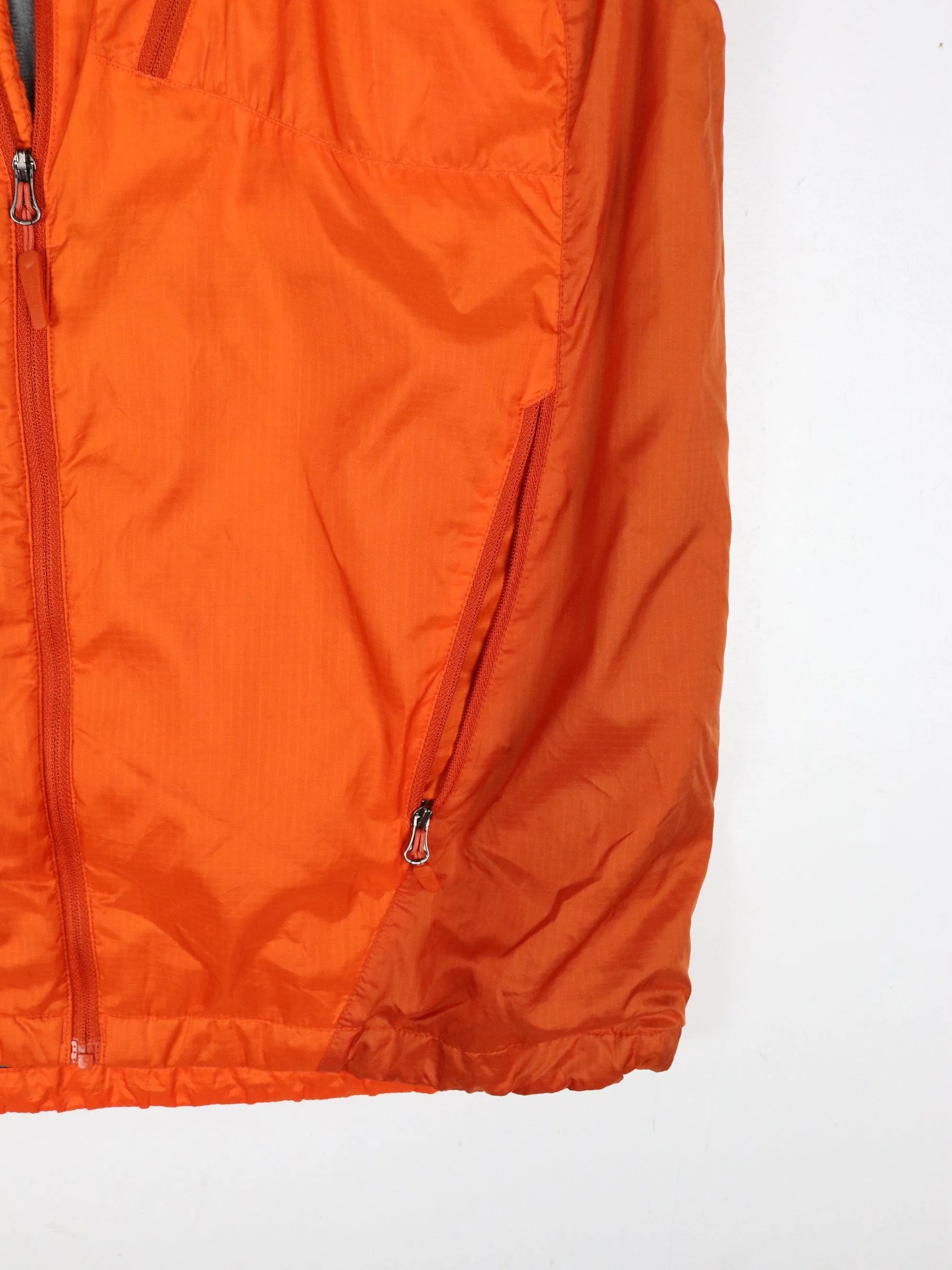 Marmot Vest Mens Small Orange Windbreaker Jacket Outdoors