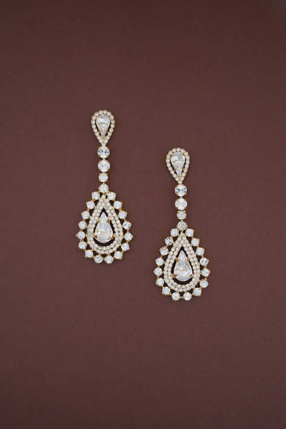 MARQUISE Earrings with Swarovski Crystals