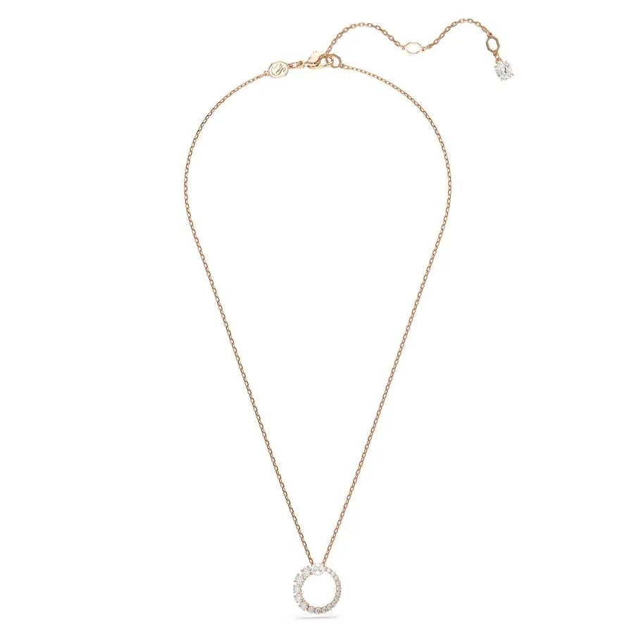 Matrix Rose Gold-tone White Crystal Pearl Pendant 5692265