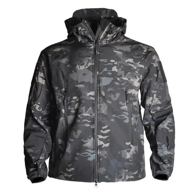 Men Military Airsoft Camping Tactical Jacket Winter Shark Skin SoftShell Waterproof Jacket Windbreaker