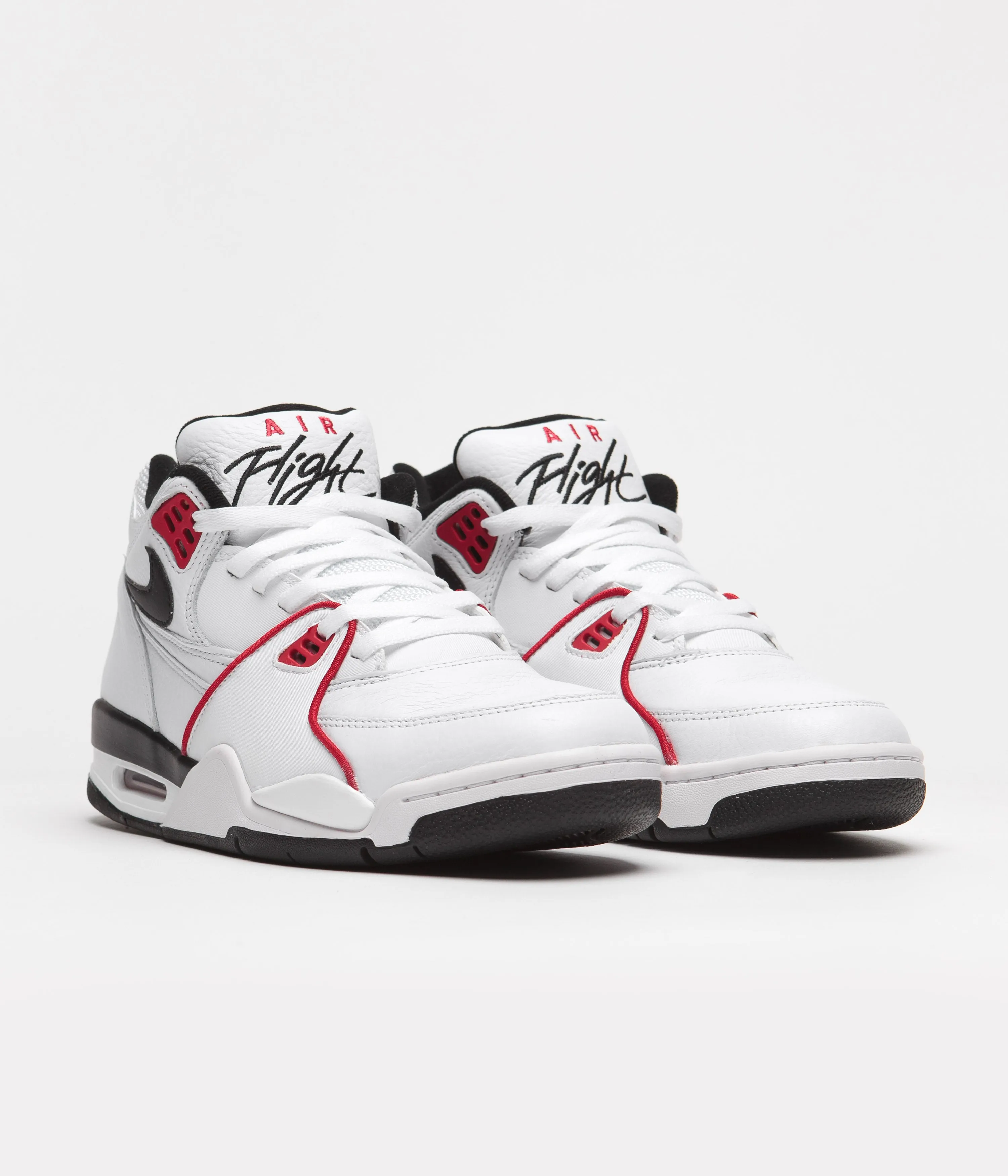 Nike Air Flight 89 Shoes - White / Black - White - White