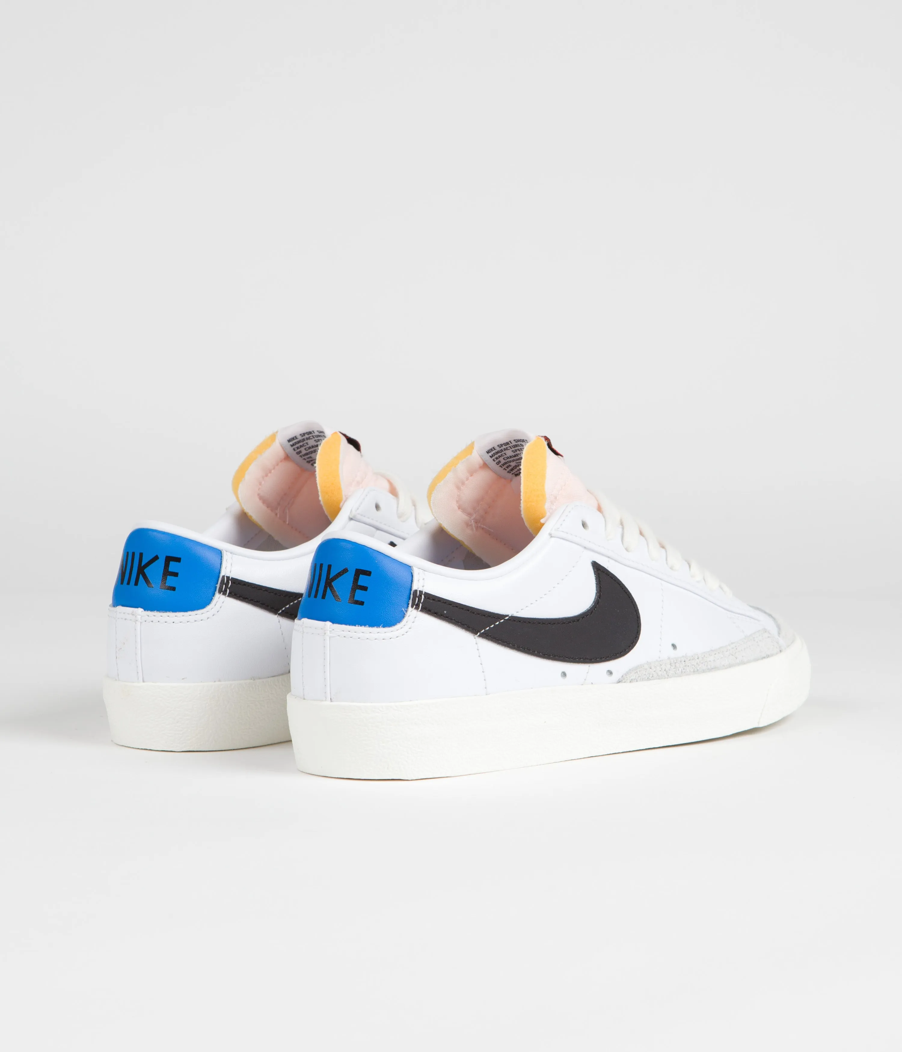 Nike Blazer Low '77 Vintage Shoes - White / Black - Light Photo Blue - Sail