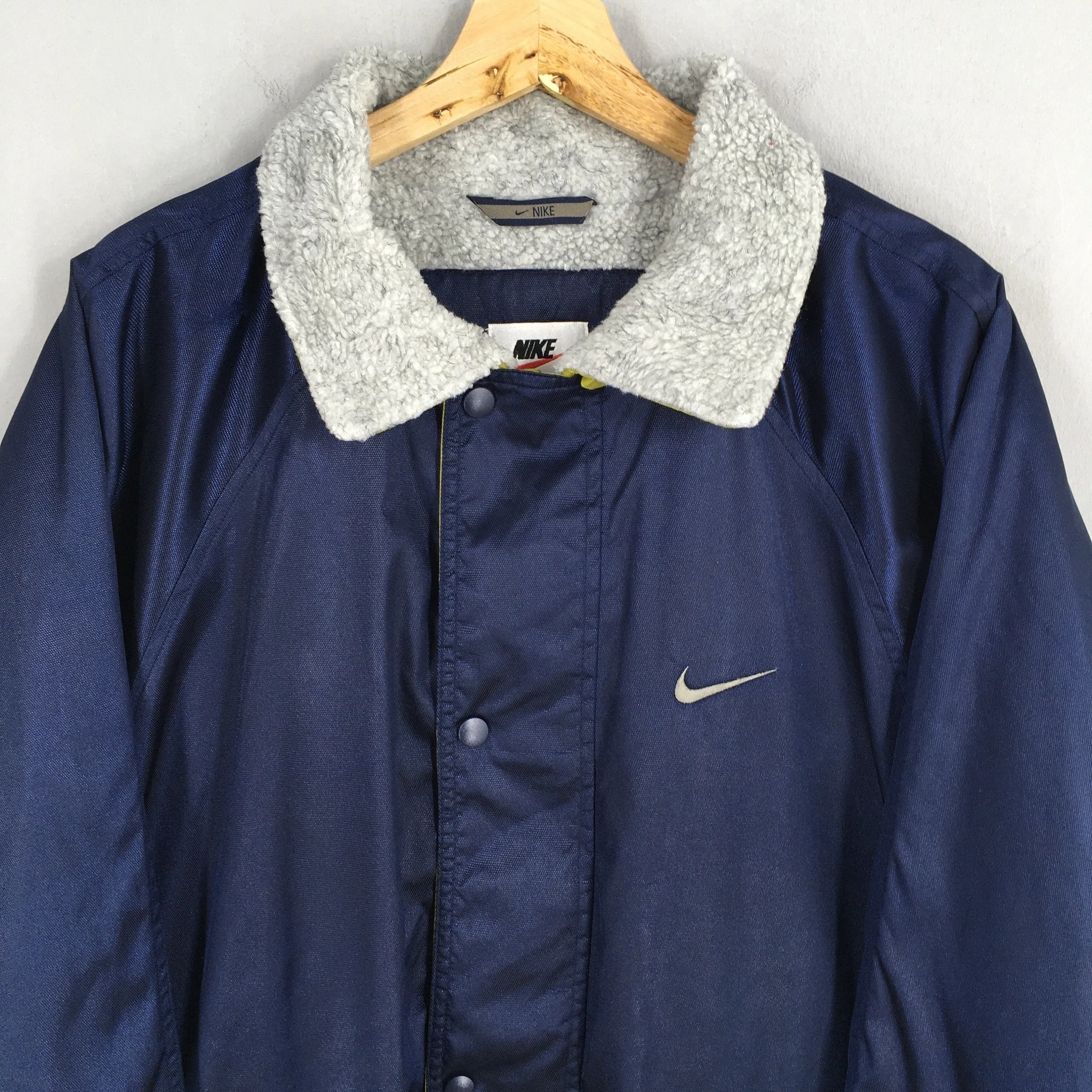 Nike Swoosh Blue Jacket Large