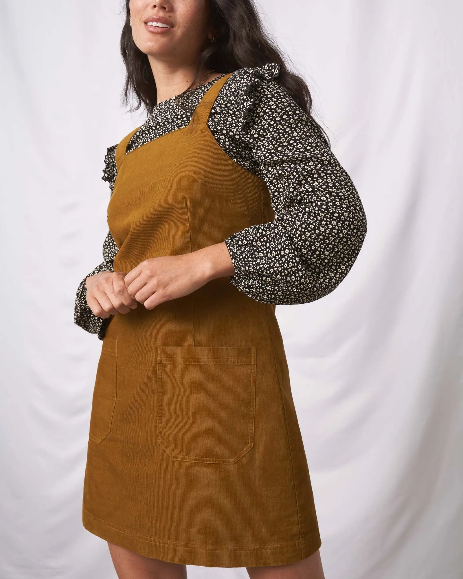 Organic Corduroy Pinafore Dress by United By Blue