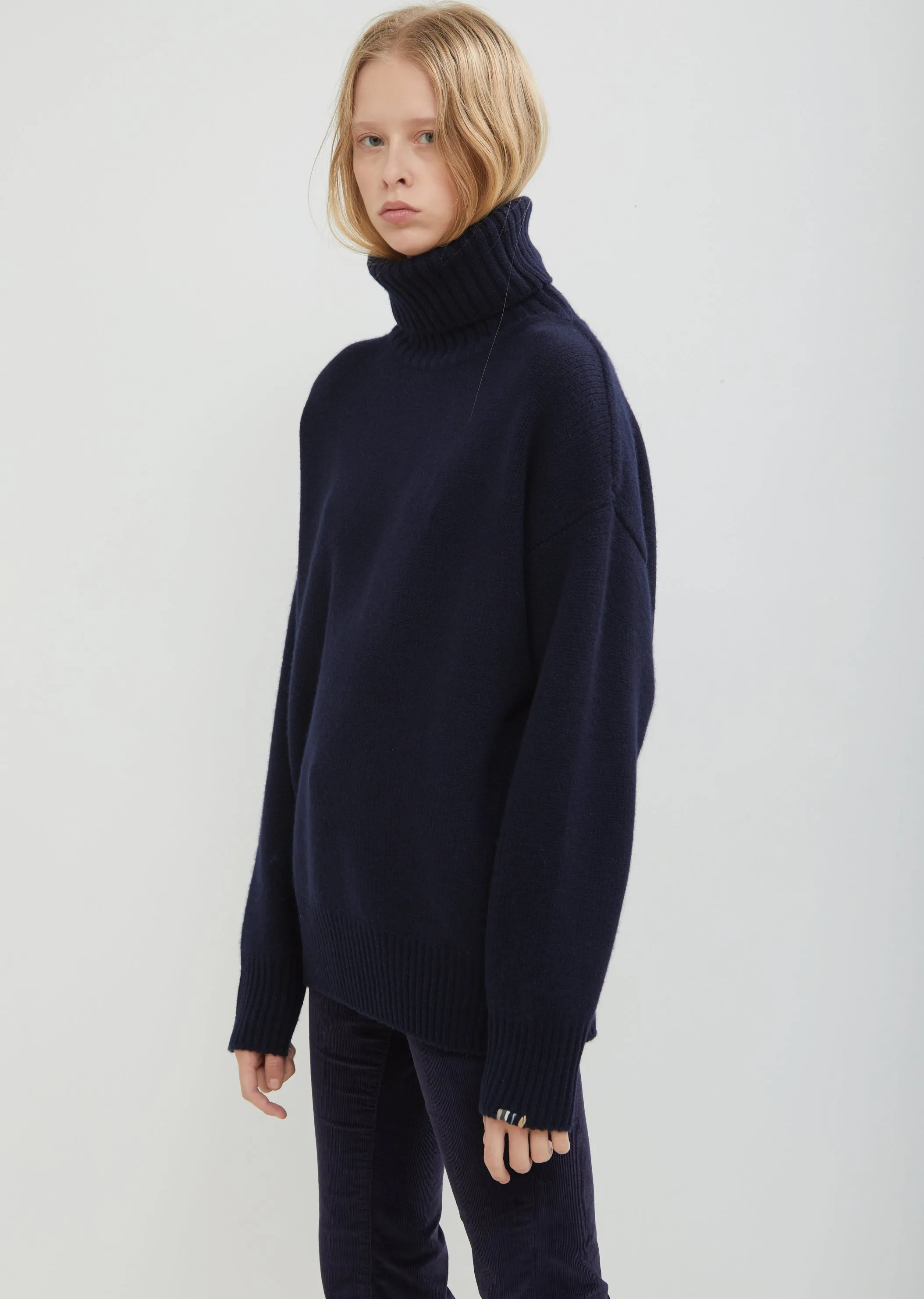 Oversize Xtra Cashmere Roll Neck Sweater