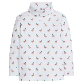 Printed Turtleneck - Mallard