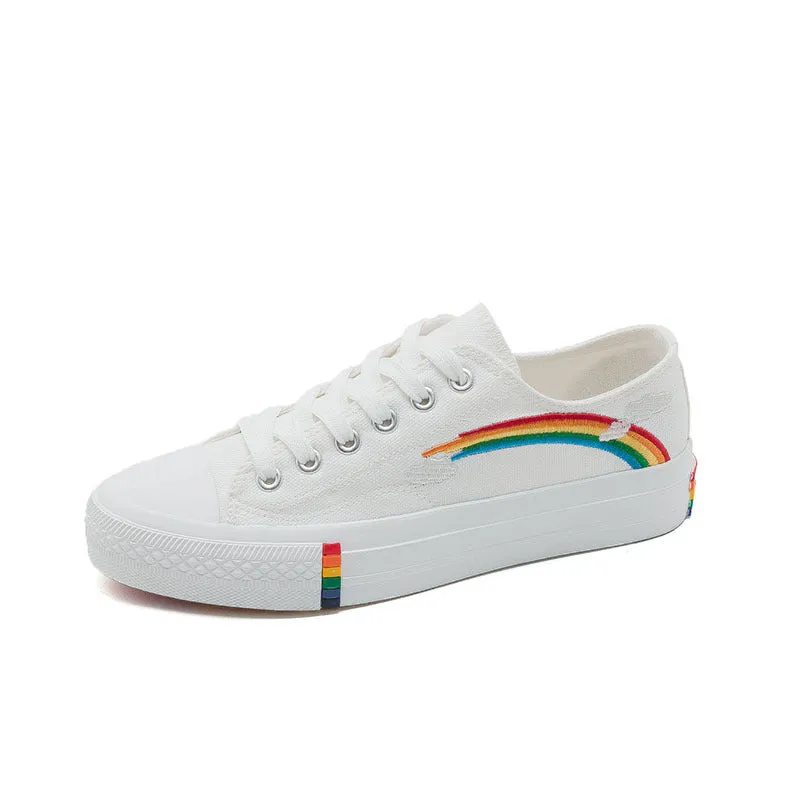 Rainbow Canvas Shoes