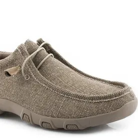 Roper Men's Chillin Canvas Driving Moc-Tan