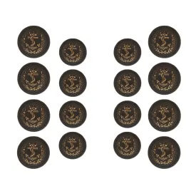 Seafaring Symbols Anchor Design Metal Buttons (8 Big   8 Small)